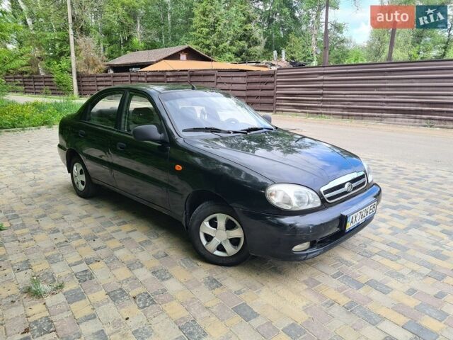 Чорний ЗАЗ Ланос, об'ємом двигуна 1.5 л та пробігом 103 тис. км за 2500 $, фото 1 на Automoto.ua