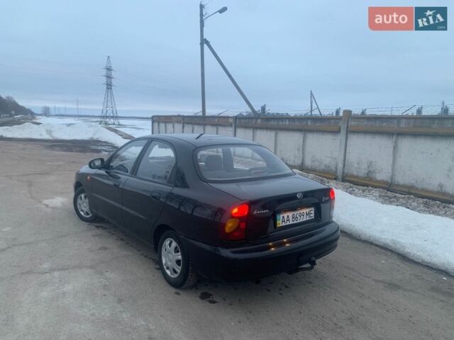 Чорний ЗАЗ Ланос, об'ємом двигуна 1.5 л та пробігом 200 тис. км за 1750 $, фото 1 на Automoto.ua