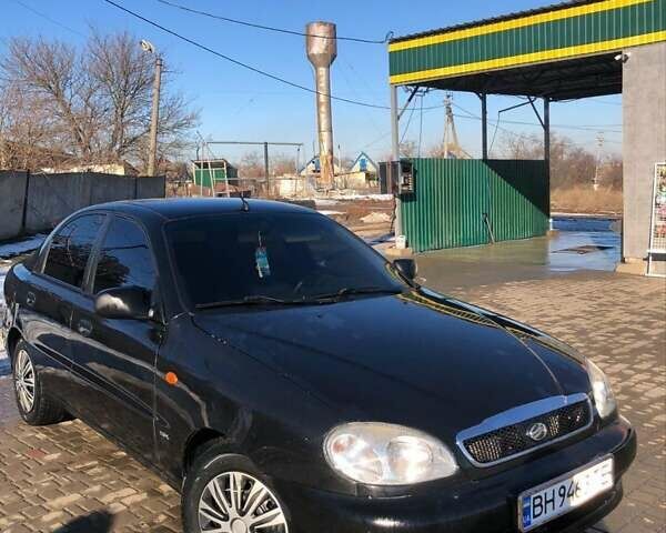 Черный ЗАЗ Ланос, объемом двигателя 1.5 л и пробегом 152 тыс. км за 3100 $, фото 1 на Automoto.ua