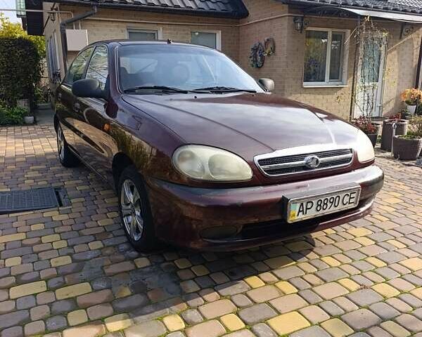 Червоний ЗАЗ Ланос, об'ємом двигуна 1.5 л та пробігом 98 тис. км за 1800 $, фото 1 на Automoto.ua