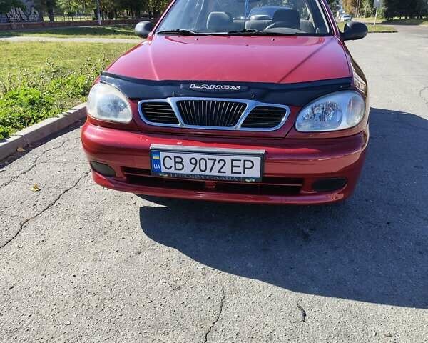 Червоний ЗАЗ Ланос, об'ємом двигуна 1.4 л та пробігом 110 тис. км за 2399 $, фото 1 на Automoto.ua