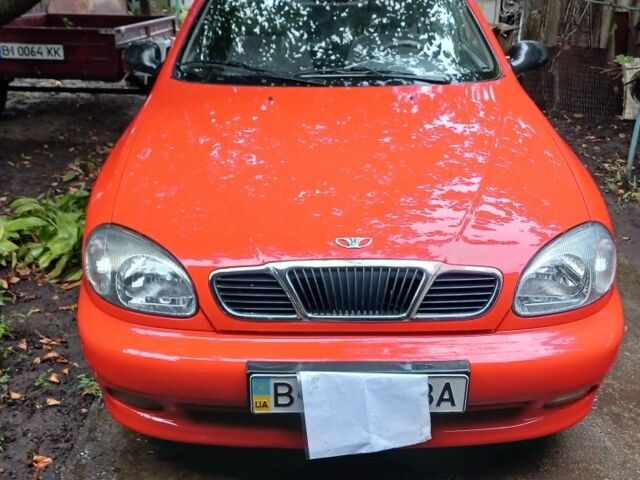 Красный ЗАЗ Ланос, объемом двигателя 1.4 л и пробегом 65 тыс. км за 3700 $, фото 1 на Automoto.ua