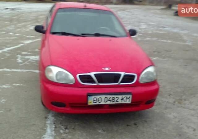 Красный ЗАЗ Ланос, объемом двигателя 1.3 л и пробегом 200 тыс. км за 1900 $, фото 1 на Automoto.ua