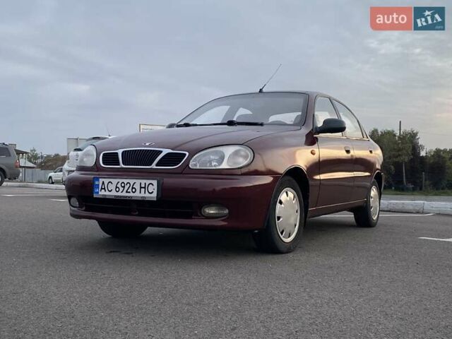 Червоний ЗАЗ Ланос, об'ємом двигуна 1.39 л та пробігом 226 тис. км за 2200 $, фото 1 на Automoto.ua