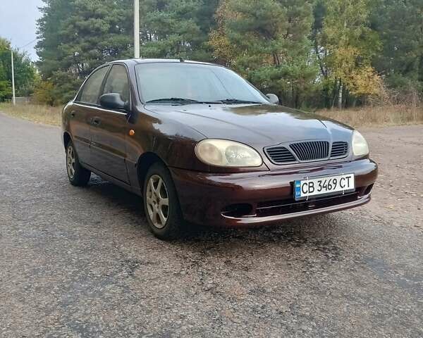 Красный ЗАЗ Ланос, объемом двигателя 1.39 л и пробегом 190 тыс. км за 1850 $, фото 1 на Automoto.ua