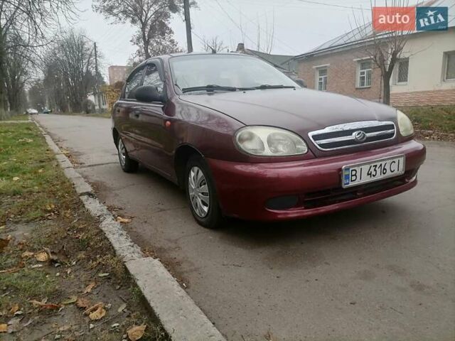 Червоний ЗАЗ Ланос, об'ємом двигуна 1.5 л та пробігом 164 тис. км за 2500 $, фото 1 на Automoto.ua