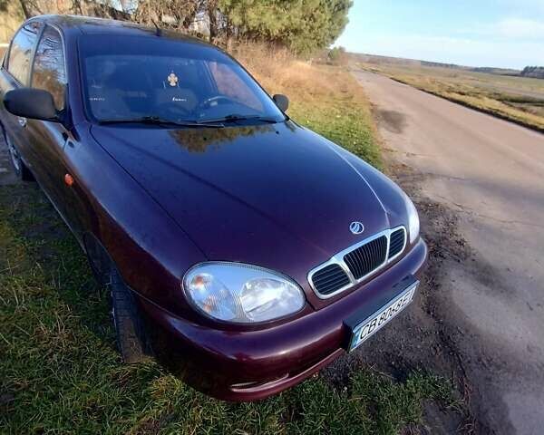 Красный ЗАЗ Ланос, объемом двигателя 1.5 л и пробегом 175 тыс. км за 2900 $, фото 1 на Automoto.ua