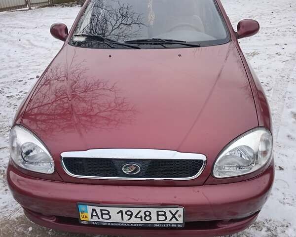 Красный ЗАЗ Ланос, объемом двигателя 1.5 л и пробегом 46 тыс. км за 3450 $, фото 1 на Automoto.ua