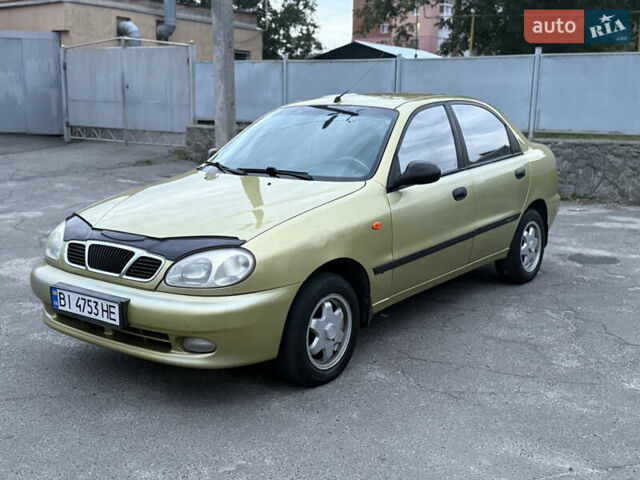 Желтый ЗАЗ Ланос, объемом двигателя 1.39 л и пробегом 126 тыс. км за 2100 $, фото 1 на Automoto.ua