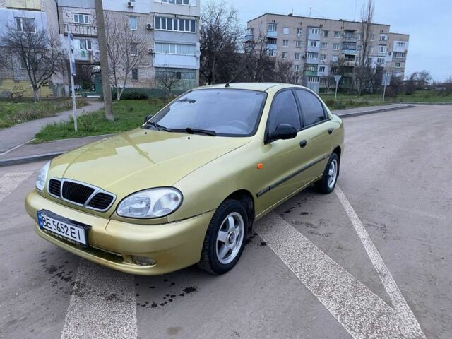 Желтый ЗАЗ Ланос, объемом двигателя 1.4 л и пробегом 210 тыс. км за 1750 $, фото 1 на Automoto.ua