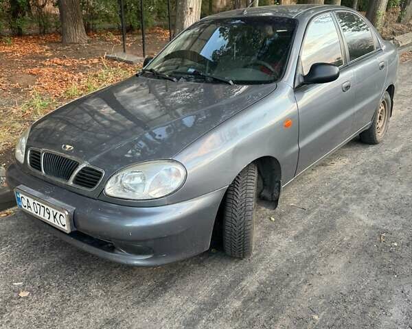 Сірий ЗАЗ Ланос, об'ємом двигуна 1.5 л та пробігом 163 тис. км за 3000 $, фото 1 на Automoto.ua