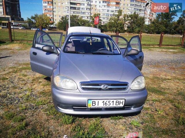 Сірий ЗАЗ Ланос, об'ємом двигуна 1.6 л та пробігом 69 тис. км за 3800 $, фото 1 на Automoto.ua