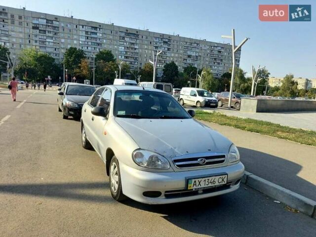 Сірий ЗАЗ Ланос, об'ємом двигуна 1.5 л та пробігом 200 тис. км за 2100 $, фото 1 на Automoto.ua
