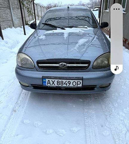 Сірий ЗАЗ Ланос, об'ємом двигуна 1.5 л та пробігом 174 тис. км за 2600 $, фото 1 на Automoto.ua