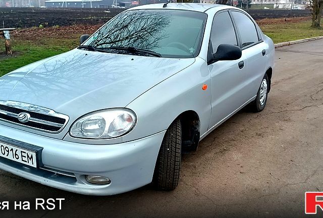 Сірий ЗАЗ Ланос, об'ємом двигуна 1.5 л та пробігом 208 тис. км за 3100 $, фото 1 на Automoto.ua