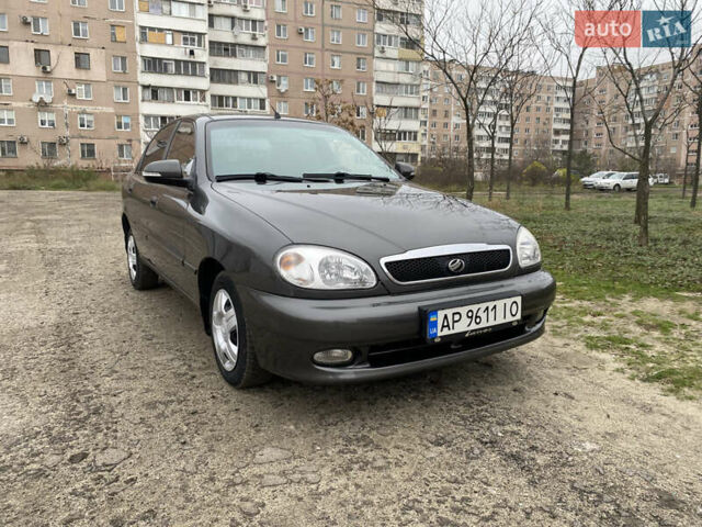 Сірий ЗАЗ Ланос, об'ємом двигуна 1.5 л та пробігом 203 тис. км за 4000 $, фото 1 на Automoto.ua