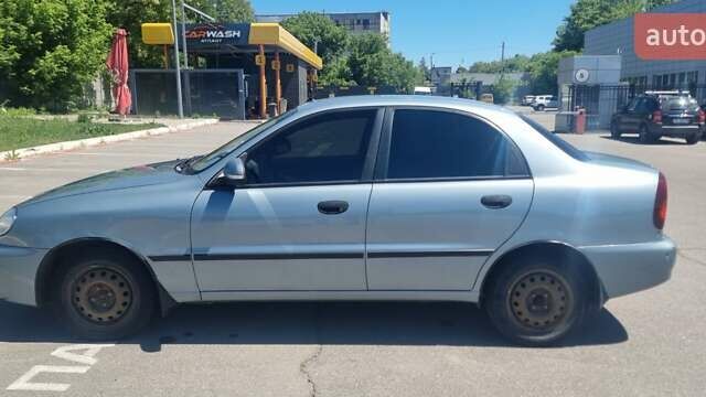 Сірий ЗАЗ Ланос, об'ємом двигуна 1.4 л та пробігом 73 тис. км за 4500 $, фото 1 на Automoto.ua