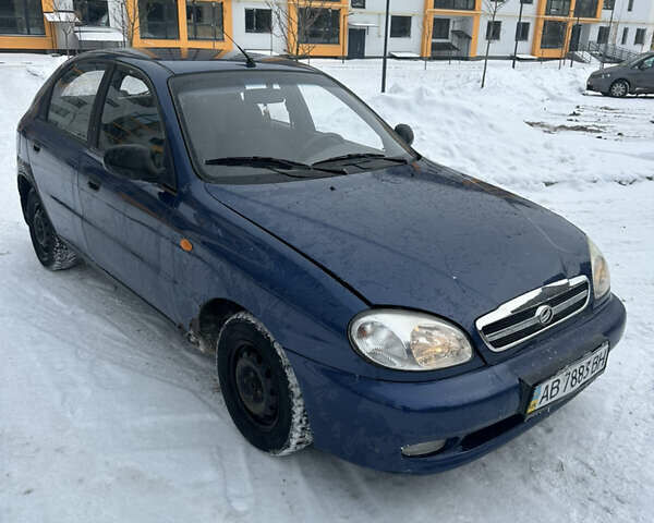Синий ЗАЗ Ланос, объемом двигателя 1.5 л и пробегом 150 тыс. км за 1500 $, фото 1 на Automoto.ua