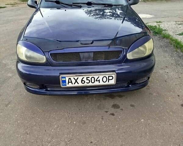 Синий ЗАЗ Ланос, объемом двигателя 1.3 л и пробегом 200 тыс. км за 2200 $, фото 1 на Automoto.ua