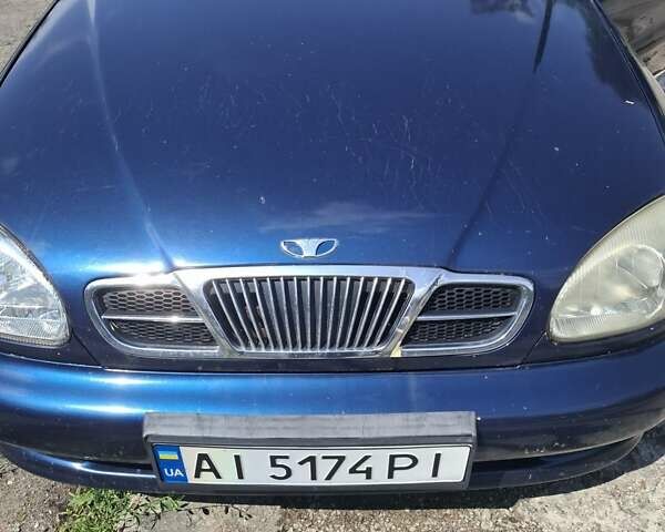 Синий ЗАЗ Ланос, объемом двигателя 1.6 л и пробегом 300 тыс. км за 1900 $, фото 1 на Automoto.ua