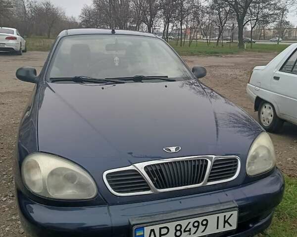 Синий ЗАЗ Ланос, объемом двигателя 1.3 л и пробегом 153 тыс. км за 2000 $, фото 1 на Automoto.ua