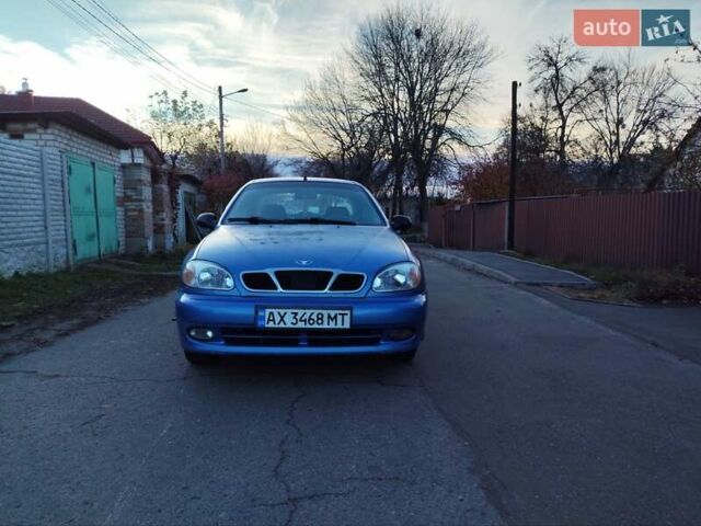 Синий ЗАЗ Ланос, объемом двигателя 1.5 л и пробегом 193 тыс. км за 1950 $, фото 1 на Automoto.ua