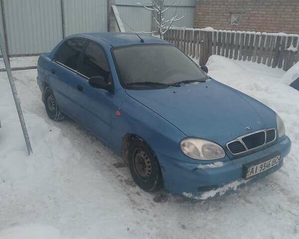 Синій ЗАЗ Ланос, об'ємом двигуна 1.39 л та пробігом 300 тис. км за 1200 $, фото 1 на Automoto.ua