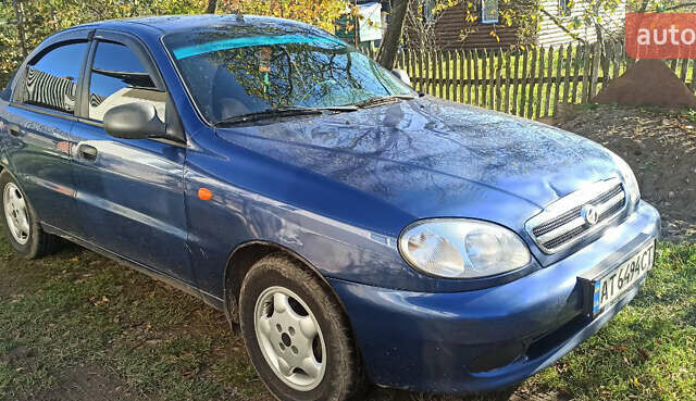 ЗАЗ Ланос 2009 в Ивано-Франковске на Automoto.ua Синий ЗАЗ Ланос, объемом двигателя 1.5 л и пробегом 185 тыс. км за 2500 $, фото 1 на Automoto.ua