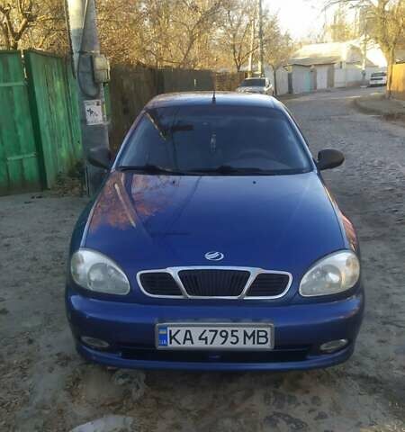 Синий ЗАЗ Ланос, объемом двигателя 1.6 л и пробегом 261 тыс. км за 3200 $, фото 1 на Automoto.ua