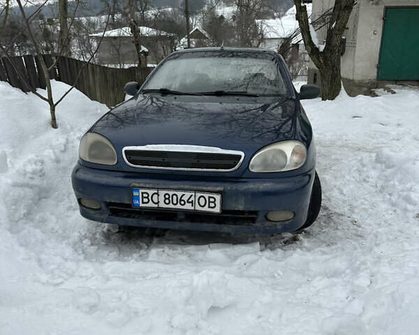 Синій ЗАЗ Ланос, об'ємом двигуна 1.5 л та пробігом 140 тис. км за 1800 $, фото 1 на Automoto.ua