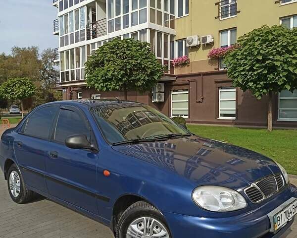 Синий ЗАЗ Ланос, объемом двигателя 1.35 л и пробегом 82 тыс. км за 2999 $, фото 1 на Automoto.ua