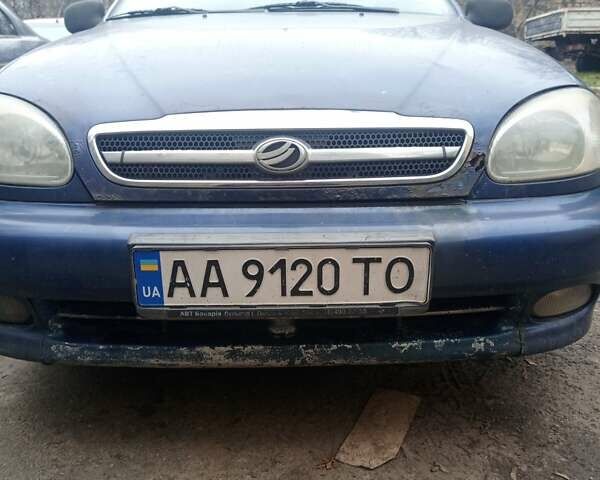 Синий ЗАЗ Ланос, объемом двигателя 1.5 л и пробегом 200 тыс. км за 1300 $, фото 1 на Automoto.ua