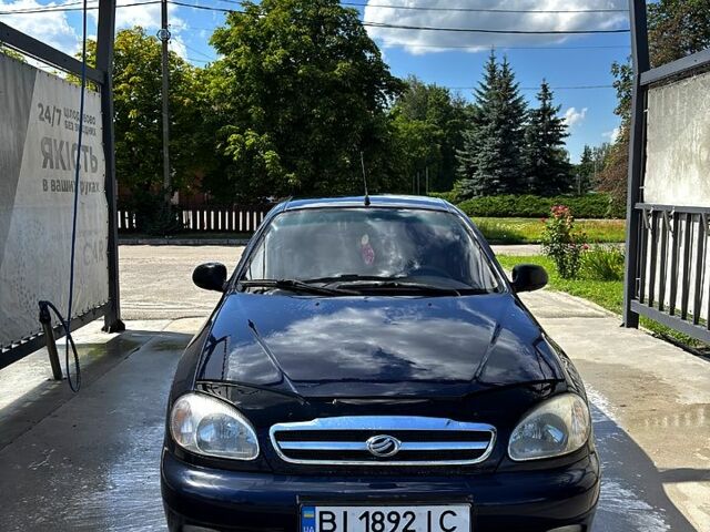 Синий ЗАЗ Ланос, объемом двигателя 1.5 л и пробегом 177 тыс. км за 2900 $, фото 1 на Automoto.ua