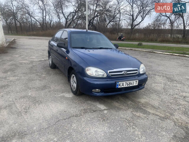 Синій ЗАЗ Ланос, об'ємом двигуна 1.5 л та пробігом 194 тис. км за 2100 $, фото 1 на Automoto.ua