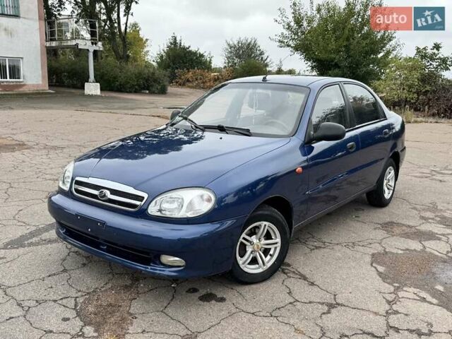 Синий ЗАЗ Ланос, объемом двигателя 1.5 л и пробегом 77 тыс. км за 3750 $, фото 1 на Automoto.ua