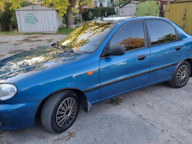Синий ЗАЗ Ланос, объемом двигателя 1.4 л и пробегом 77 тыс. км за 4500 $, фото 1 на Automoto.ua