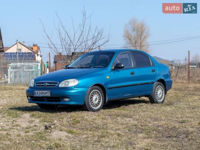 Синий ЗАЗ Ланос, объемом двигателя 1.39 л и пробегом 224 тыс. км за 3200 $, фото 1 на Automoto.ua