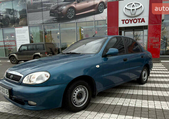 Синий ЗАЗ Ланос, объемом двигателя 1.5 л и пробегом 55 тыс. км за 5000 $, фото 1 на Automoto.ua