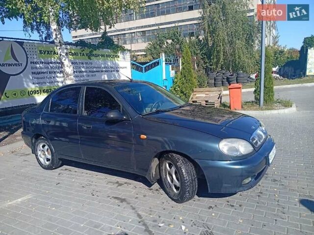 Зеленый ЗАЗ Ланос, объемом двигателя 1.6 л и пробегом 316 тыс. км за 3000 $, фото 1 на Automoto.ua