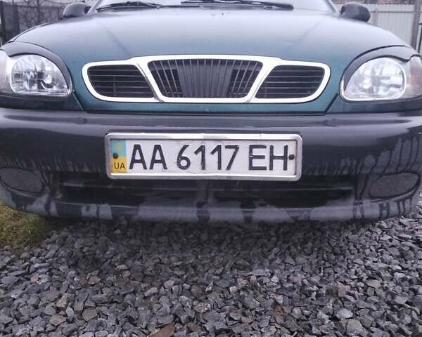 Зеленый ЗАЗ Ланос, объемом двигателя 1.4 л и пробегом 188 тыс. км за 1400 $, фото 1 на Automoto.ua