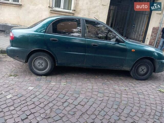 Зеленый ЗАЗ Ланос, объемом двигателя 1.5 л и пробегом 250 тыс. км за 1000 $, фото 1 на Automoto.ua