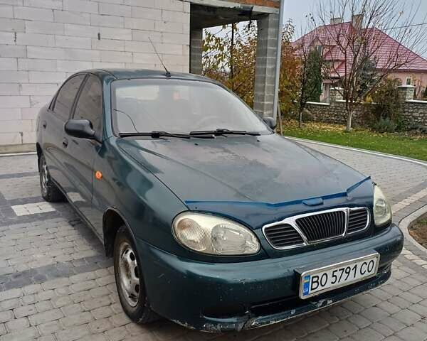 Зеленый ЗАЗ Ланос, объемом двигателя 1.4 л и пробегом 290 тыс. км за 2000 $, фото 1 на Automoto.ua