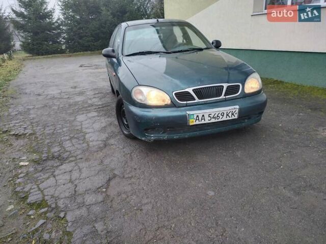 Зеленый ЗАЗ Ланос, объемом двигателя 1.6 л и пробегом 500 тыс. км за 650 $, фото 1 на Automoto.ua