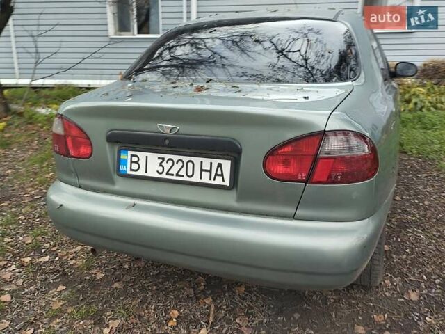 Зелений ЗАЗ Ланос, об'ємом двигуна 1.5 л та пробігом 100 тис. км за 2950 $, фото 1 на Automoto.ua