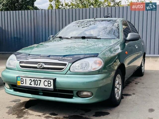 Зеленый ЗАЗ Ланос, объемом двигателя 1.5 л и пробегом 82 тыс. км за 3450 $, фото 1 на Automoto.ua