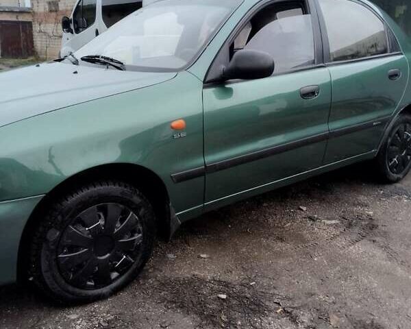 Зелений ЗАЗ Ланос, об'ємом двигуна 1.5 л та пробігом 147 тис. км за 3000 $, фото 1 на Automoto.ua