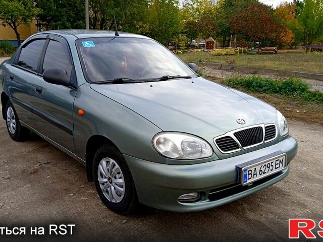 Зеленый ЗАЗ Ланос, объемом двигателя 1.5 л и пробегом 142 тыс. км за 3100 $, фото 1 на Automoto.ua