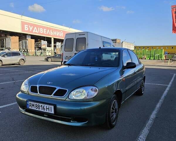 Зеленый ЗАЗ Ланос, объемом двигателя 1.5 л и пробегом 145 тыс. км за 2400 $, фото 1 на Automoto.ua