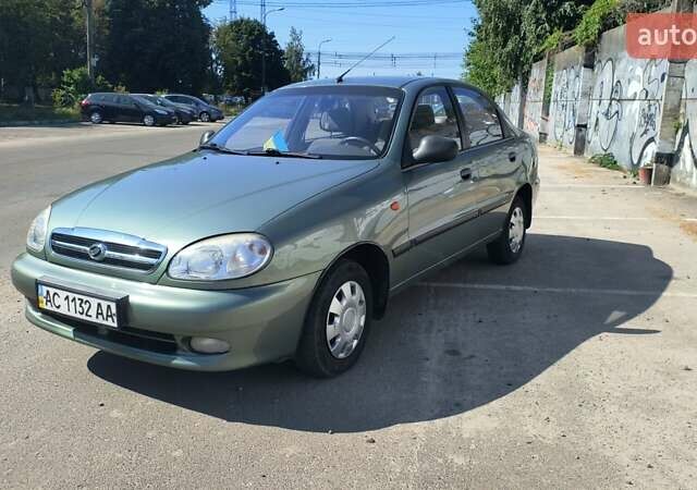 Зеленый ЗАЗ Ланос, объемом двигателя 1.5 л и пробегом 204 тыс. км за 2690 $, фото 1 на Automoto.ua