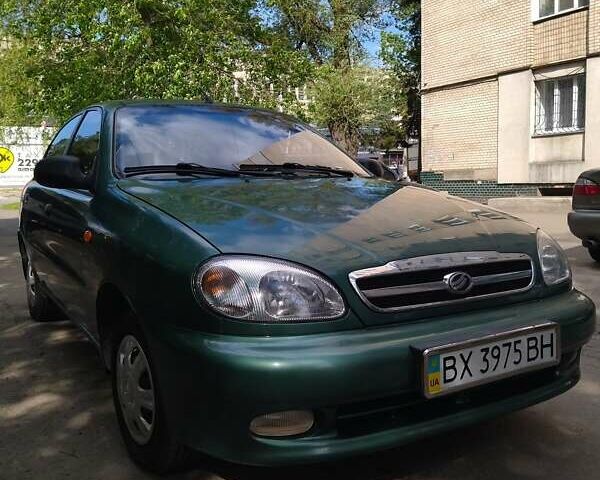 Зеленый ЗАЗ Ланос, объемом двигателя 1.5 л и пробегом 147 тыс. км за 3500 $, фото 1 на Automoto.ua